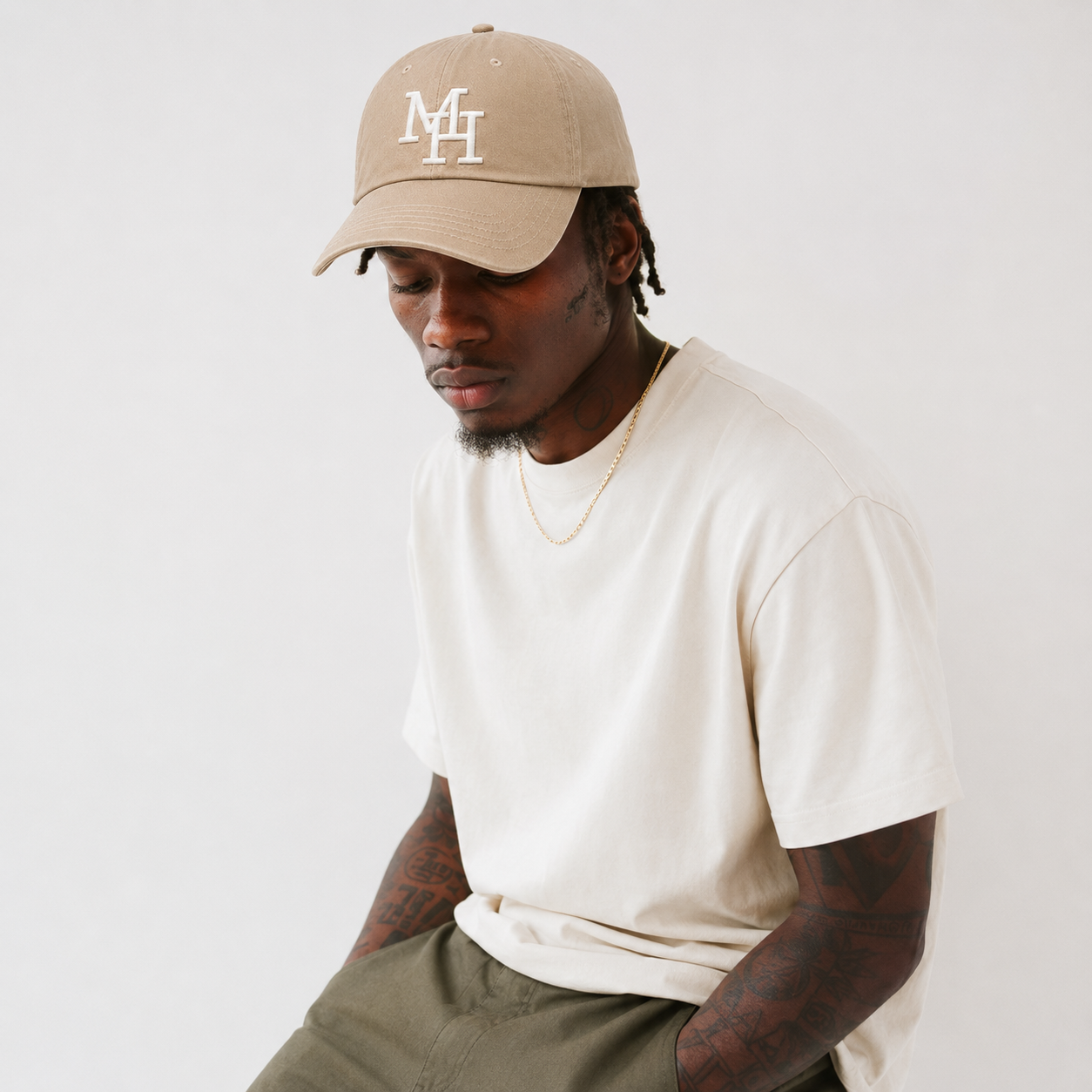 Mint Hill Monogram Dad Hat