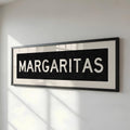 Framed Margaritas Bus Scroll Sign