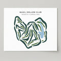 Quail Hollow Golf Club, North Carolina - Printed Golf Courses